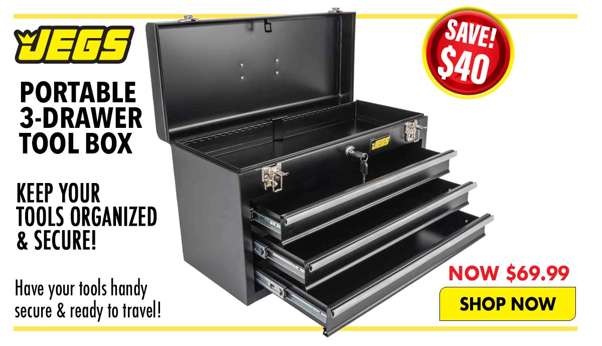 Tool & Garage Gear Up to 40 Off! JEGS